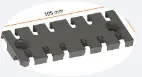 Cable strain relief plate