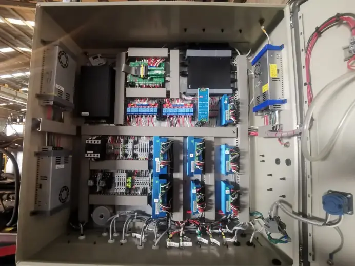 New control panel for the cutting machine